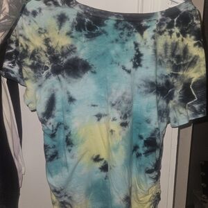 Victoria secret PINK Ruched Tie Dye top